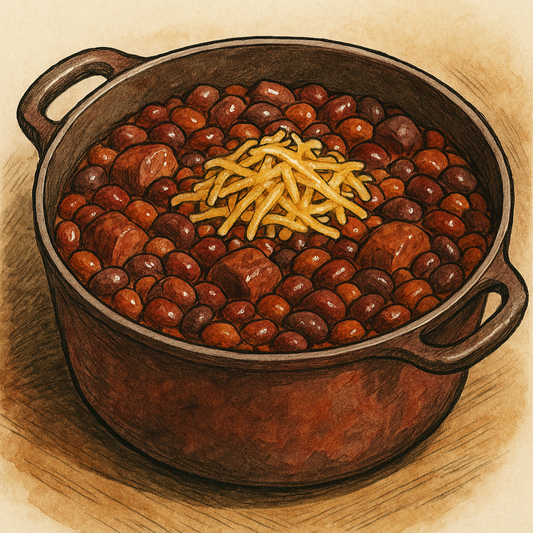 Cowboy Campfire Beans with Sausage