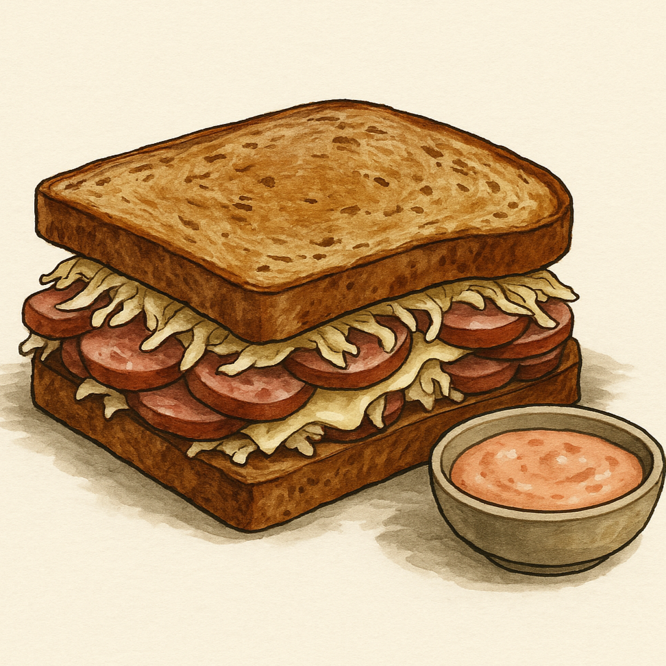 Rustic Reuben Sandwich