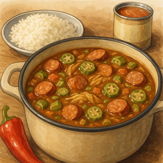 Spicy Cajun Bayou Gumbo