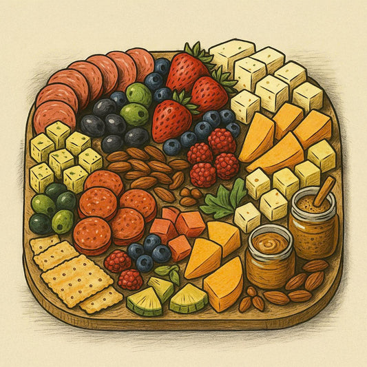 Spring Garden Charcuterie Board