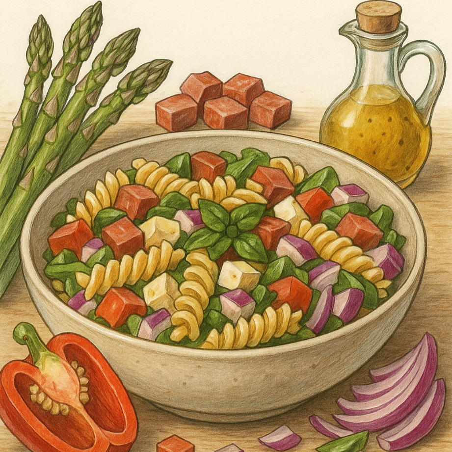 Spring Garden Rotini & Asparagus Bowl