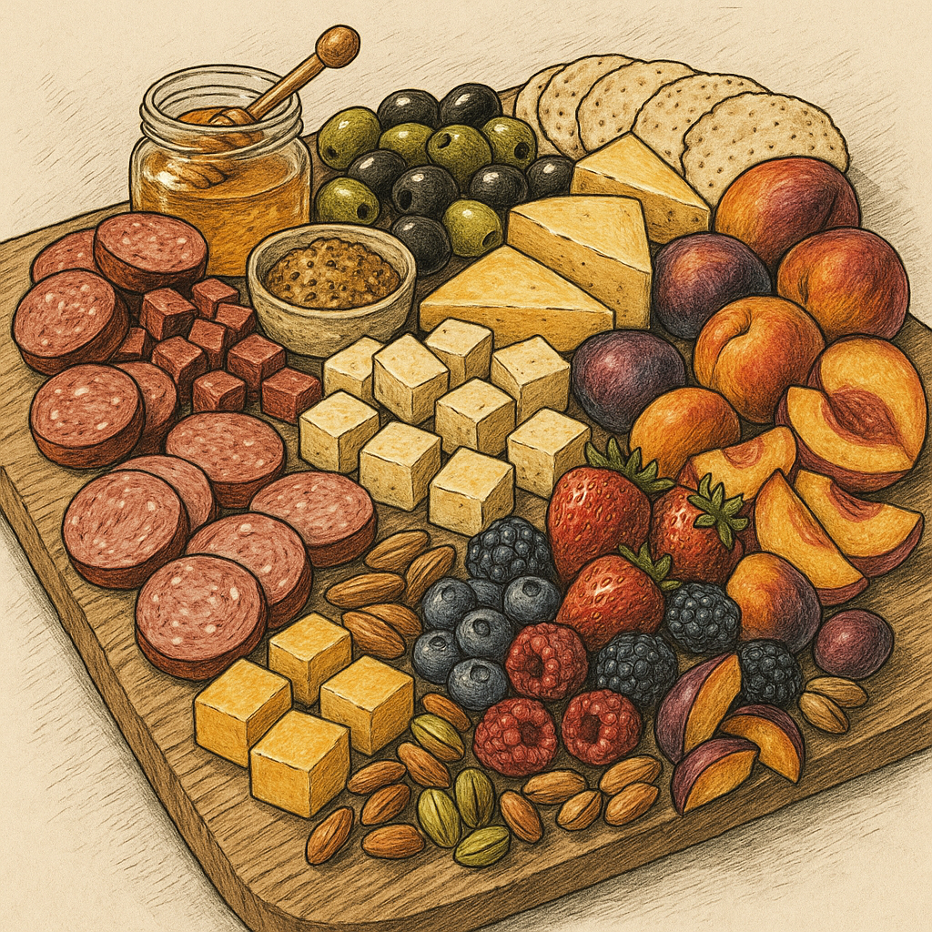 Summer Orchard Charcuterie Board