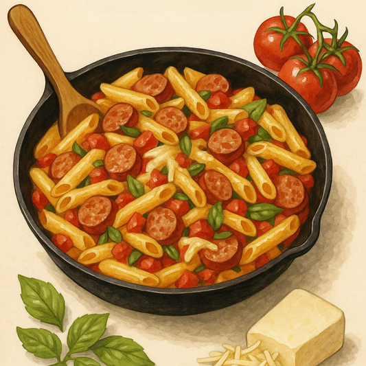 Tuscan Ziti Skillet