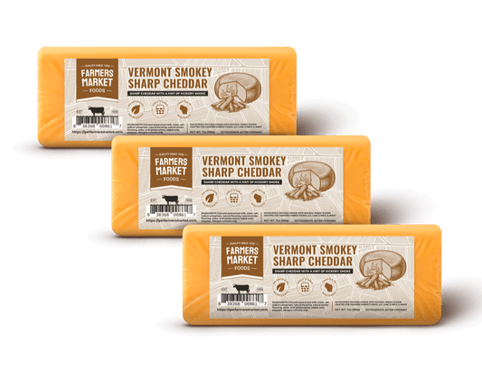 Vermont Smokey Sharp Cheddar 3-Pack