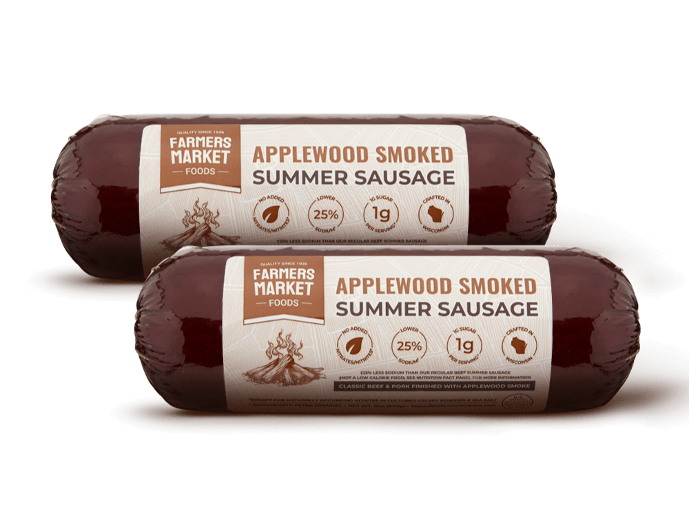 Applewood Smoked Summer Sausage 2-Pack