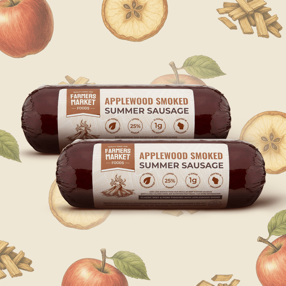 Applewood Smoked Summer Sausage 2-Pack