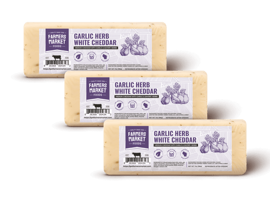 Garlic Herb White Cheddar 3-Pack