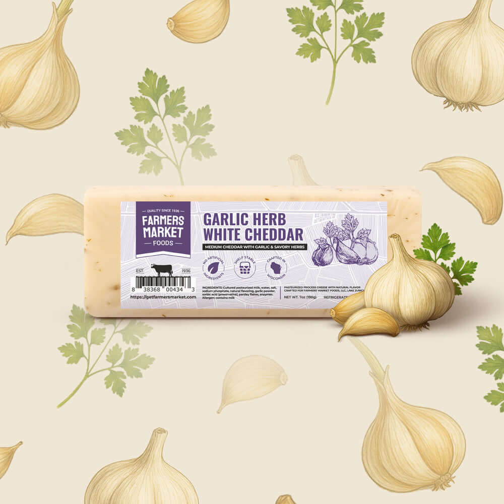 Garlic Herb White Cheddar
