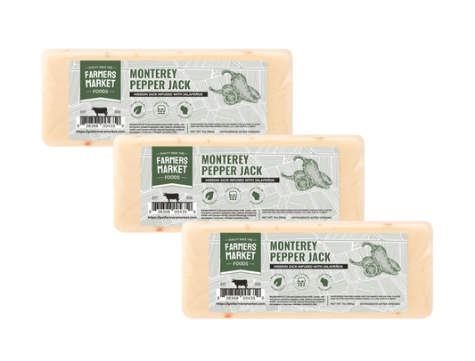 Monterey Pepper Jack Cheese 3-Pack