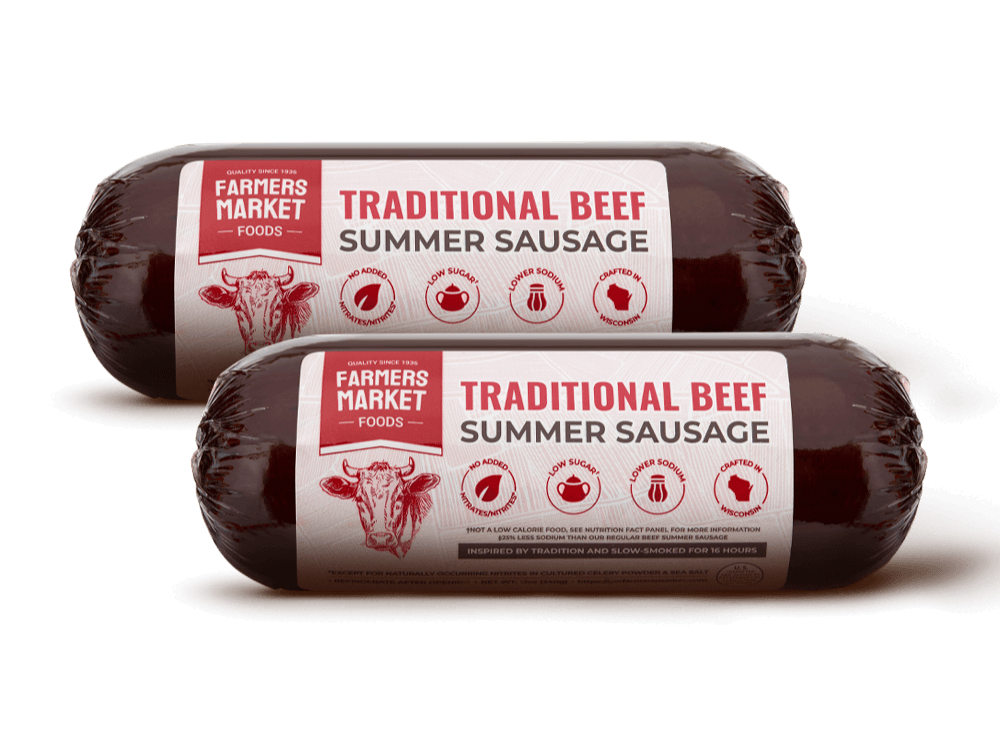 Traditional Beef Summer Sausage 2-Pack