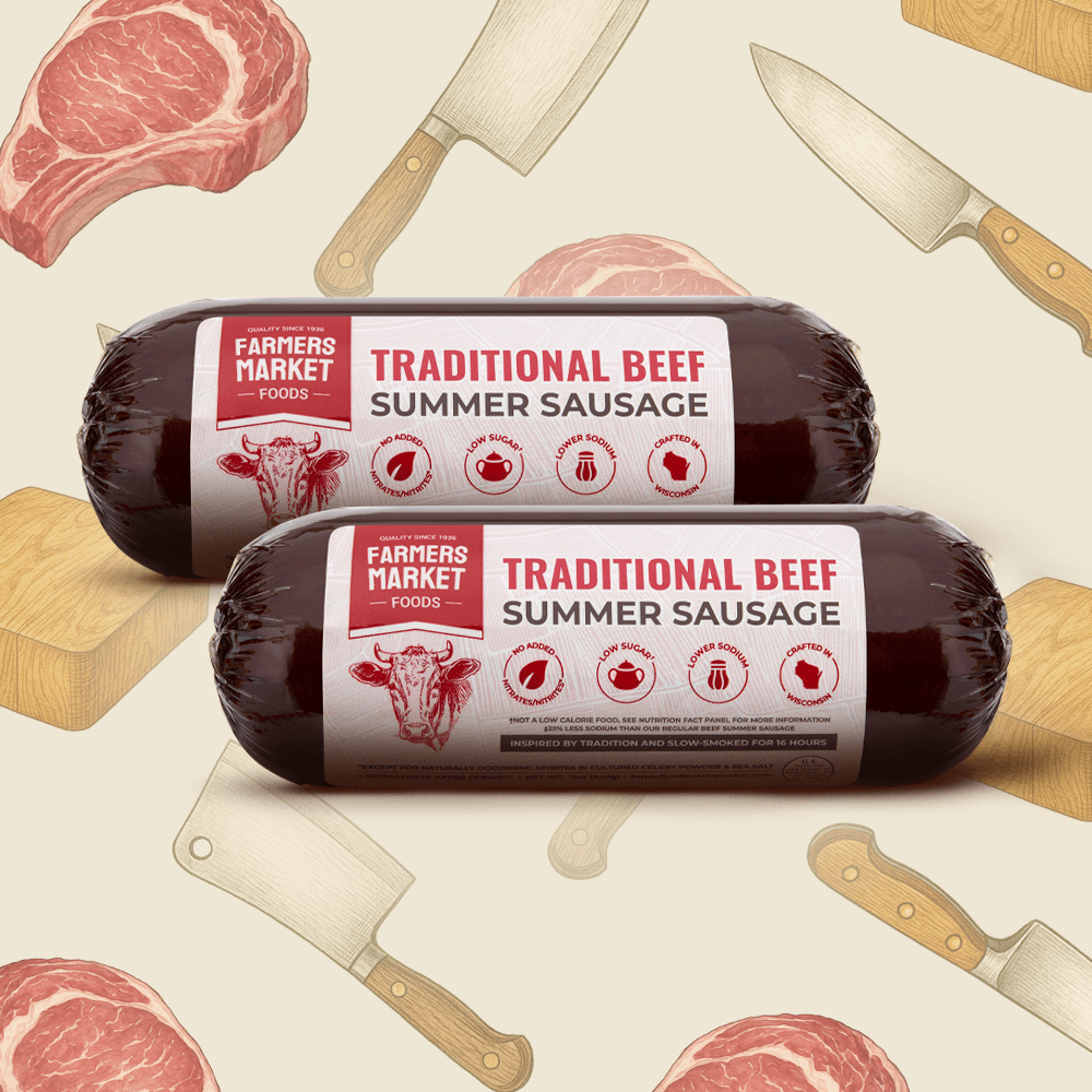 Traditional Beef Summer Sausage 2-Pack