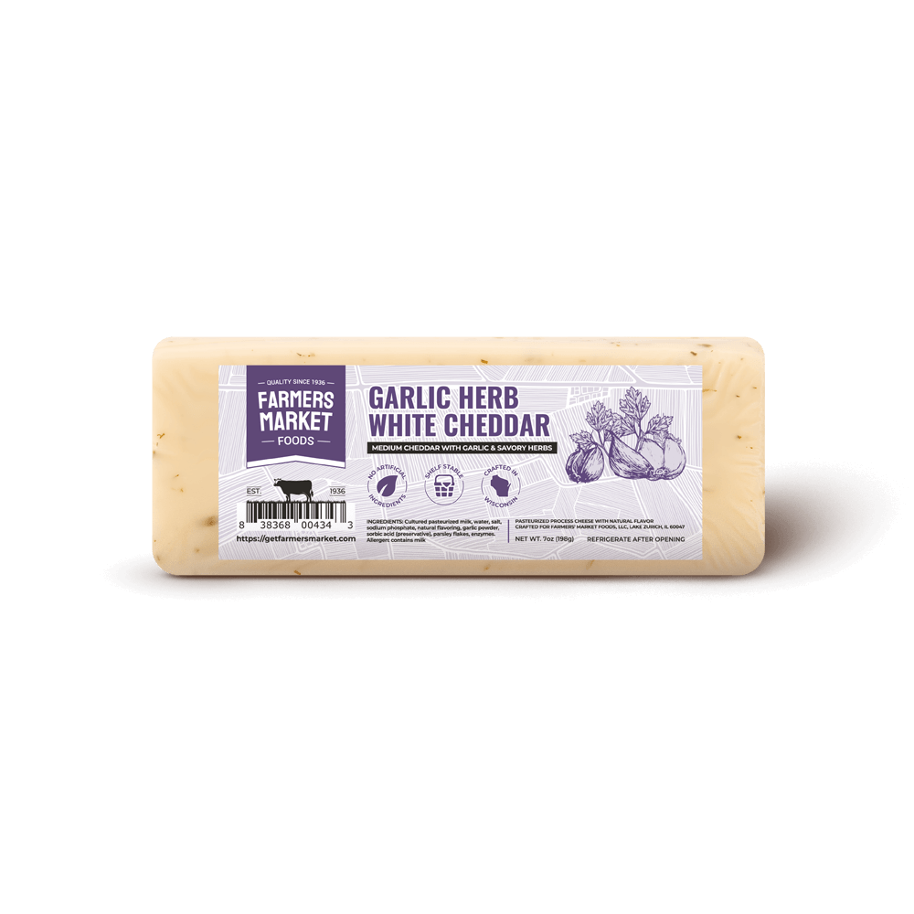 Garlic Herb White Cheddar