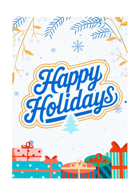 "Happy Holidays" Card