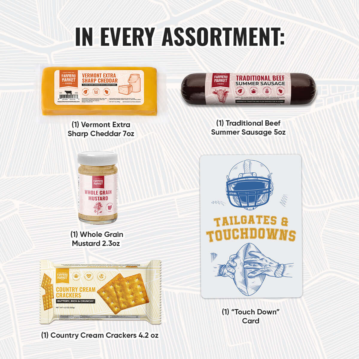 Football Charcuterie Sampler