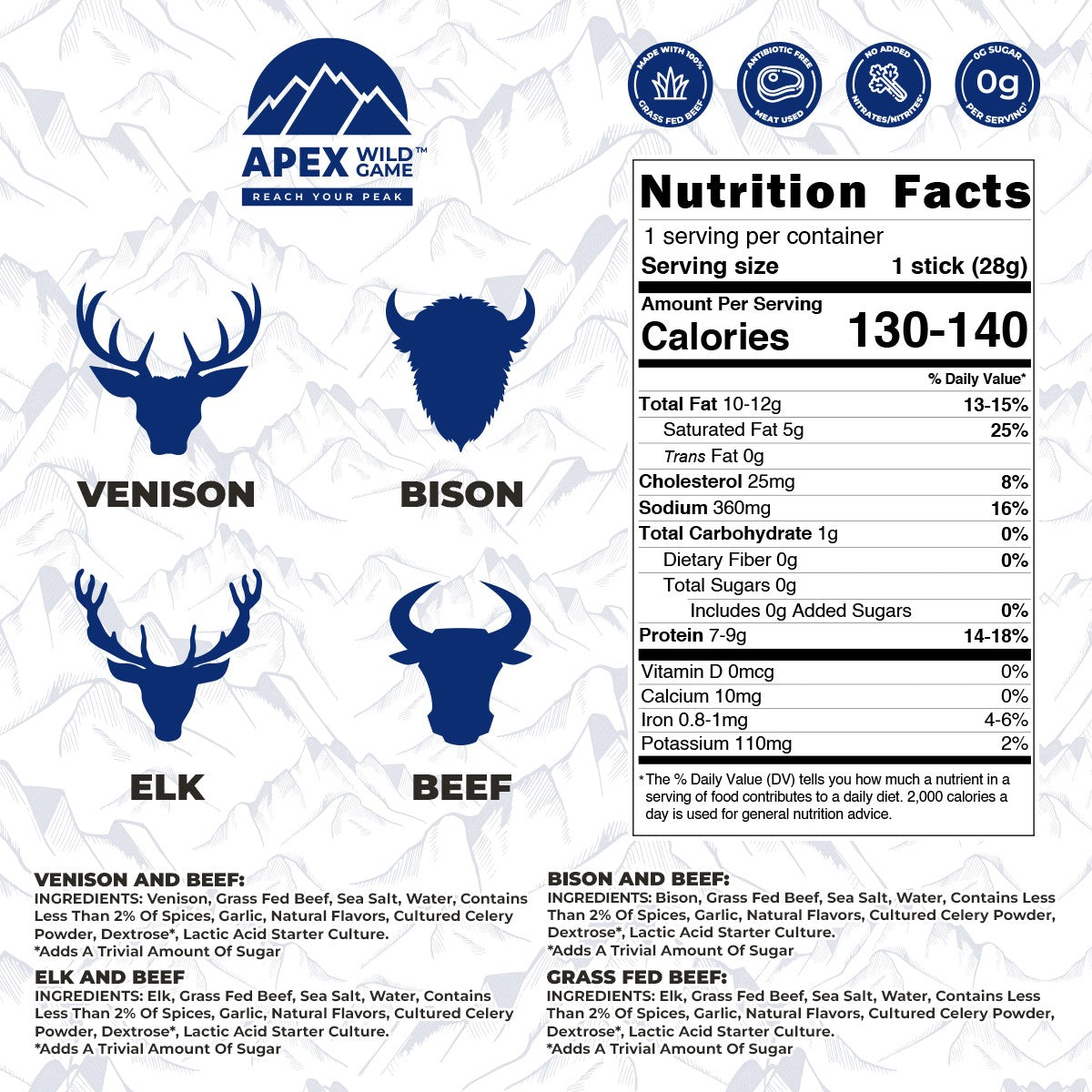 Variety Snack Sticks 12-Pack