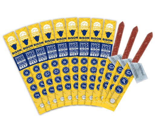 Bison & Beef Snack Sticks 12-Pack