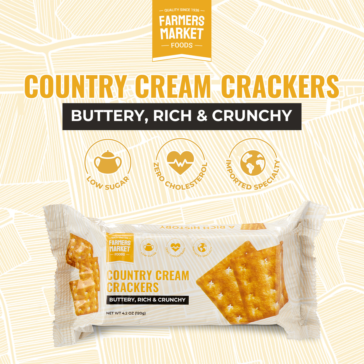 Country Cream Crackers 6-Pack