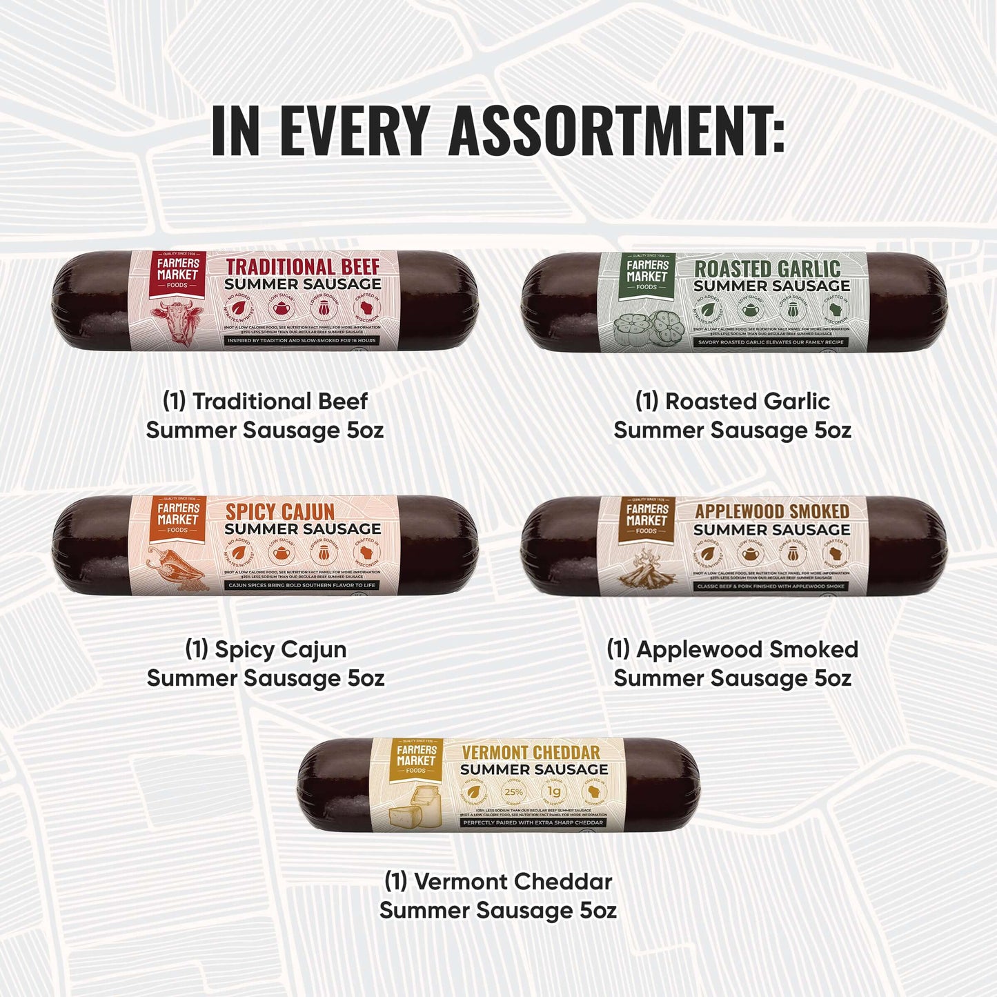 Summer Sausage Assortment 5oz