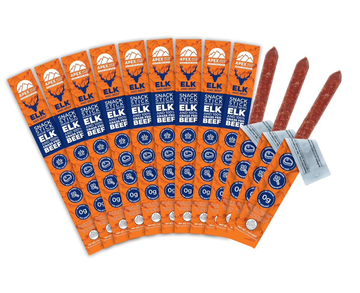 Elk & Beef Snack Sticks 12-Pack