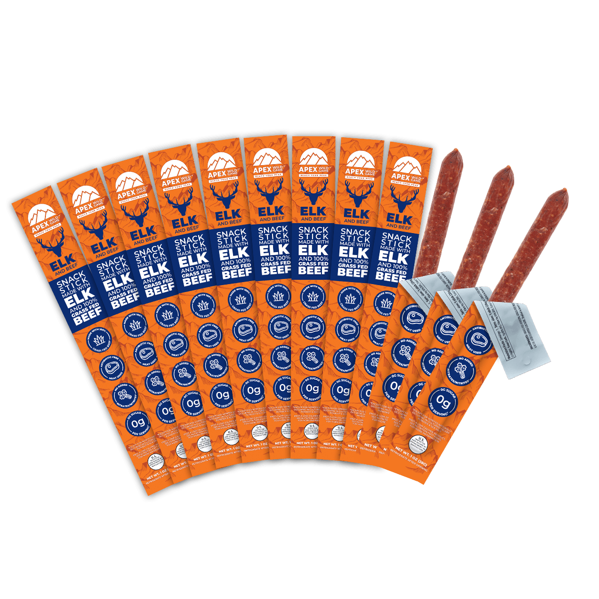 Elk & Beef Snack Sticks 12-Pack