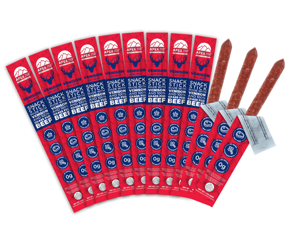 Venison & Beef Snack Sticks 12-Pack