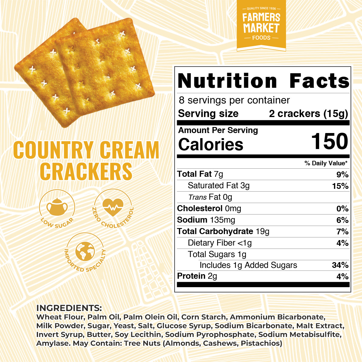 Country Cream Crackers 6-Pack