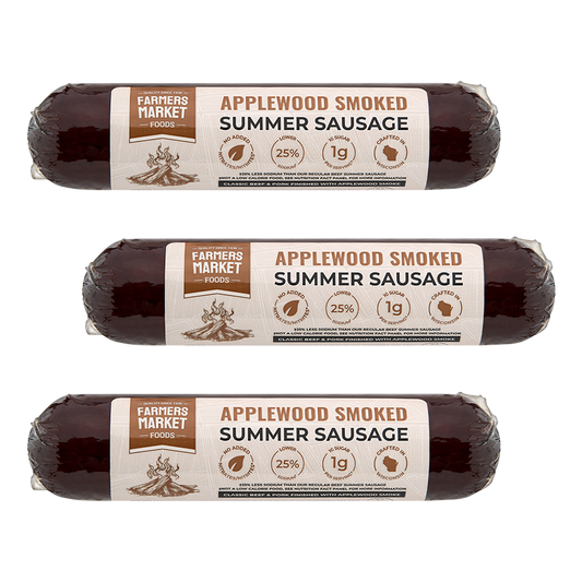 Applewood Smoked Summer Sausage 3-Pack