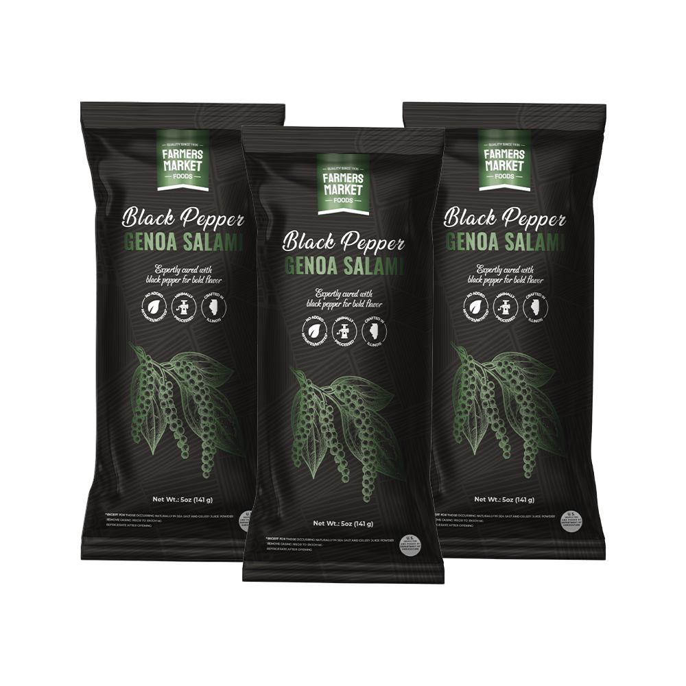 Black Pepper Genoa Salami 3-Pack