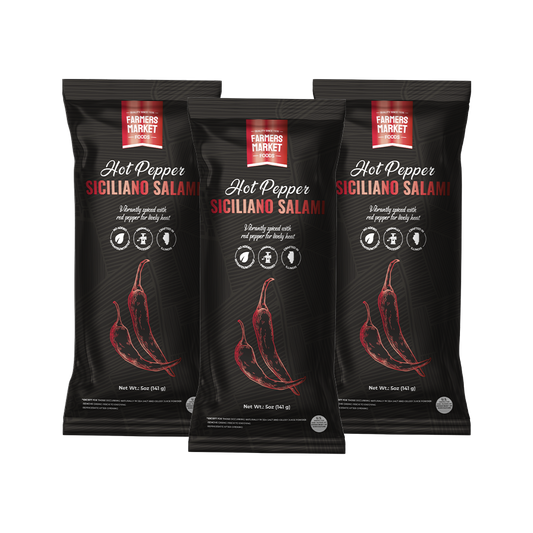 Hot Pepper Siciliano Salami 3-Pack