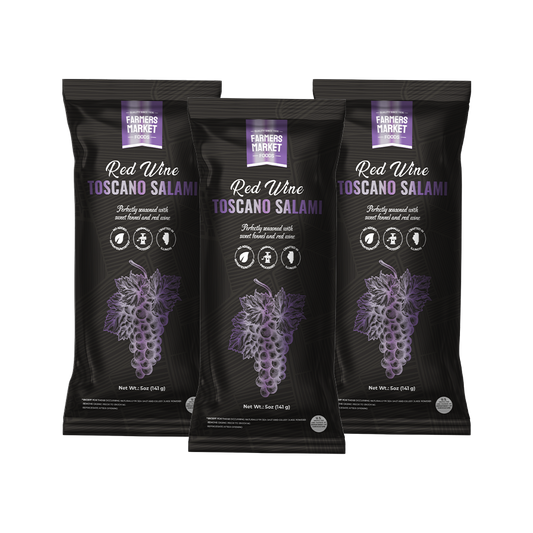 Red Wine Toscano Salami 3-Pack