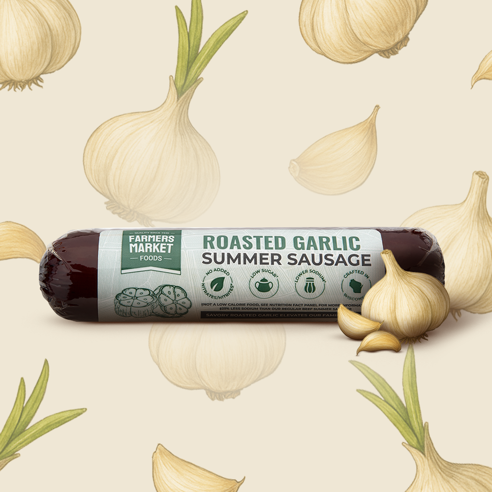Roasted Garlic Summer Sausage