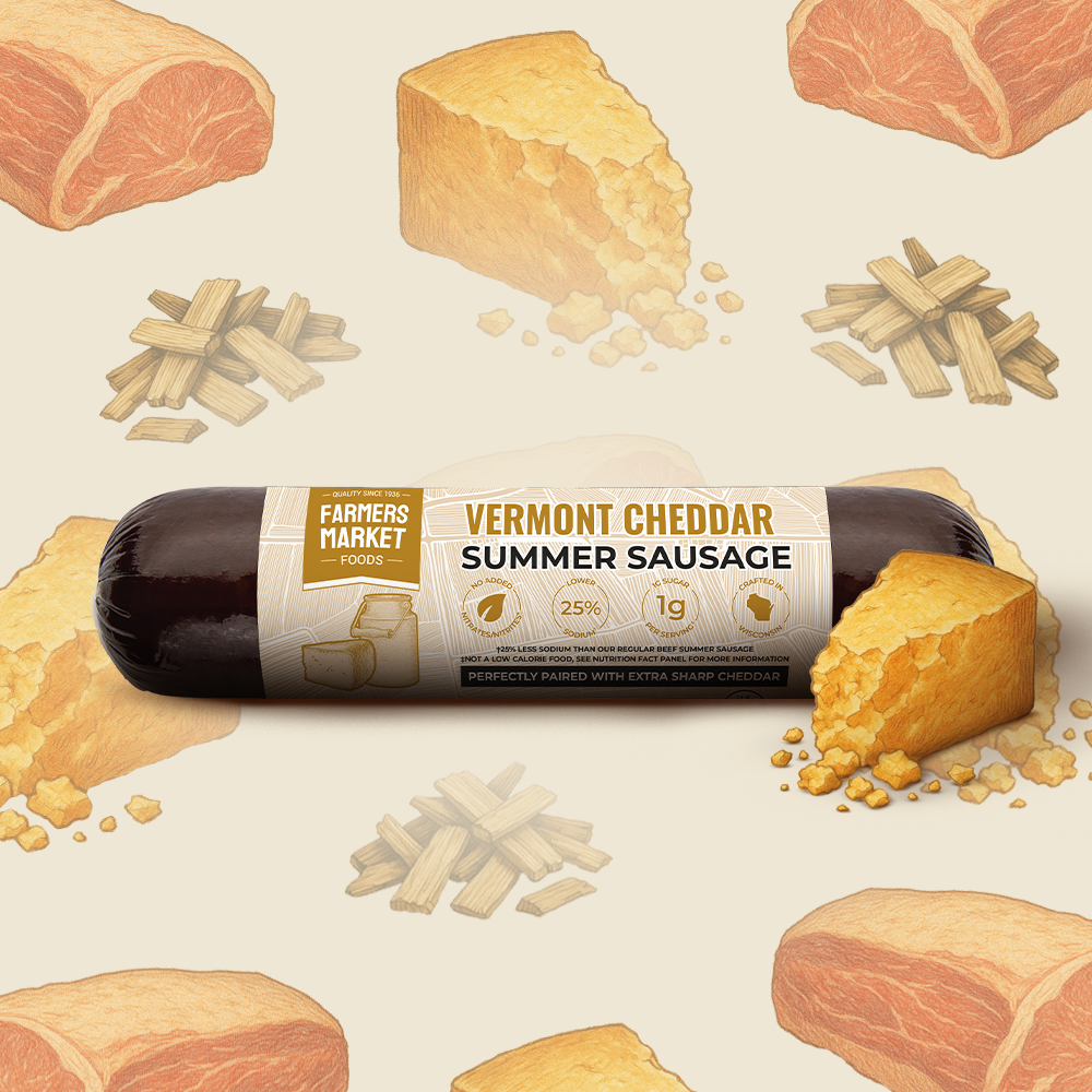 Vermont Cheddar Summer Sausage