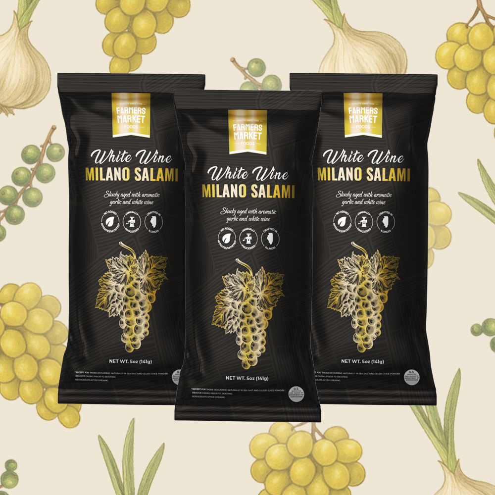 White Wine Milano Salami 3-Pack