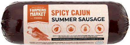Spicy Cajun Summer Sausage 12oz